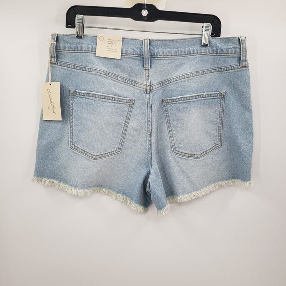 Universal Thread Highest Rise Shortie Shorts Womens 12 Cut Off Destructed Jean - Picture 12 of 13